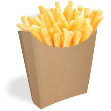 Caixa de papelão para batata frita??
